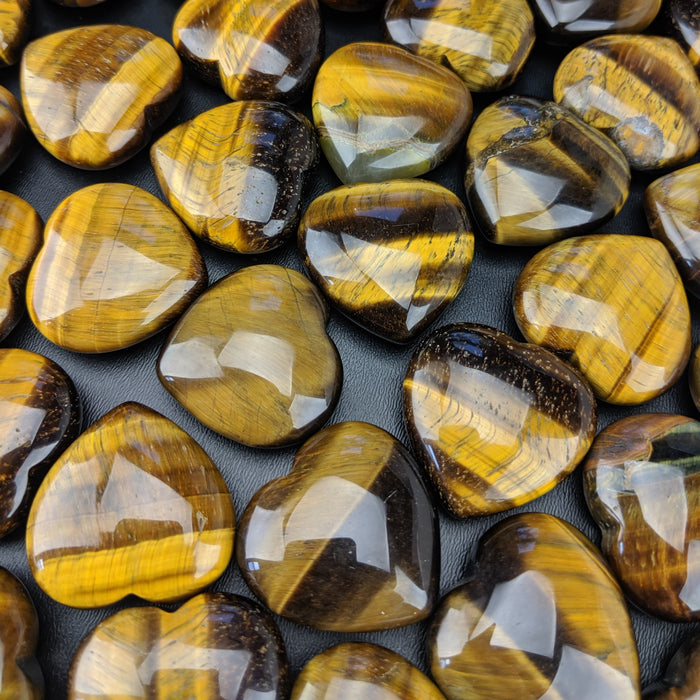 Tigers Eye Hearts