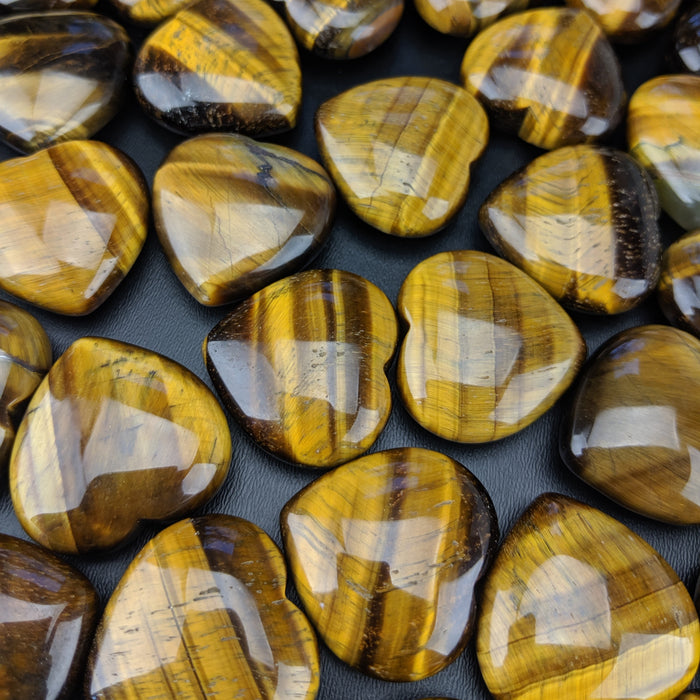 Tigers Eye Hearts