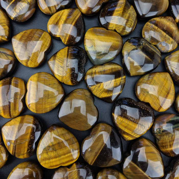 Tigers Eye Hearts