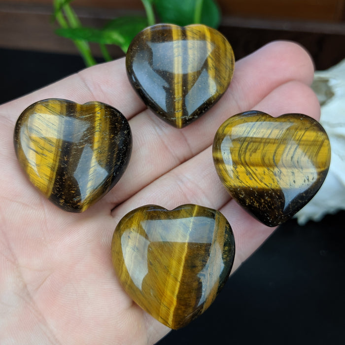 Tigers Eye Hearts