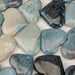 Blue Quartz Hearts, Dyed