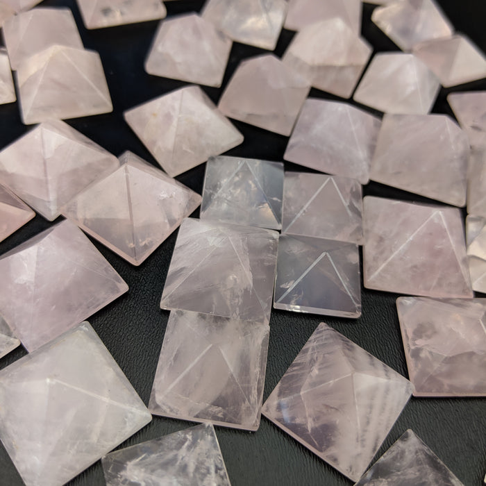 Rose Quartz Pyramids