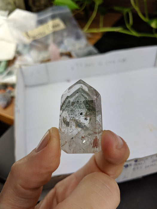 Quartz Polished Points with Inclusions