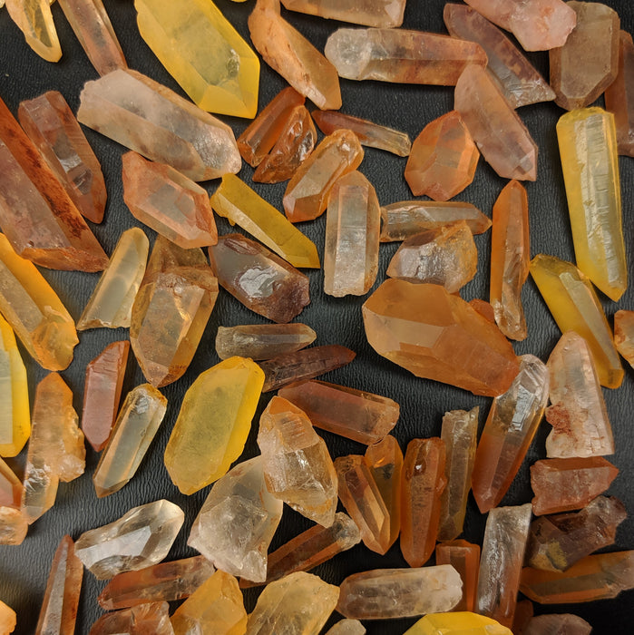 Hematite Quartz Points