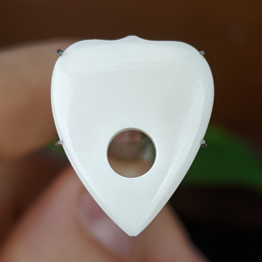 Planchette Bone Carving, Hand Carved, Small