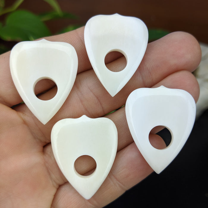 Planchette Bone Carving, Hand Carved, Medium