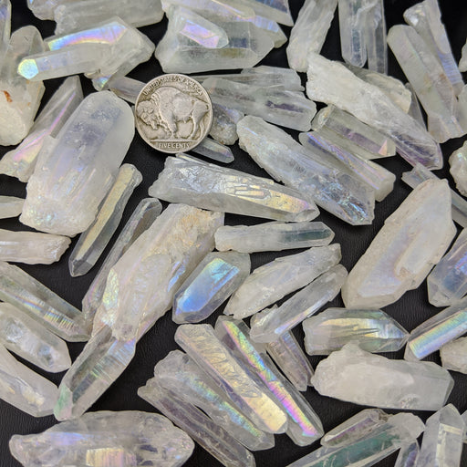 Aura Quartz Crystal Points