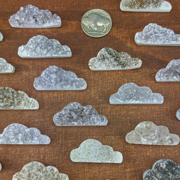 Druzy Quartz Clouds