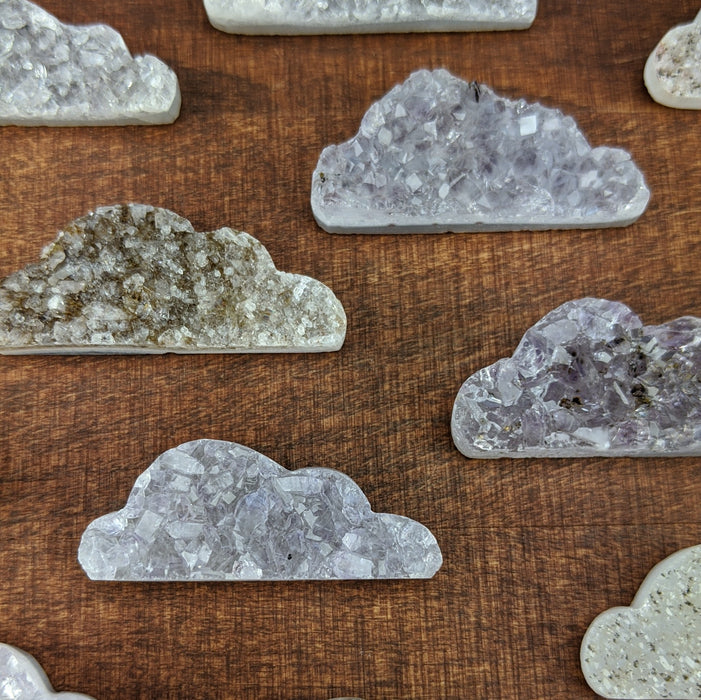 Druzy Quartz Clouds