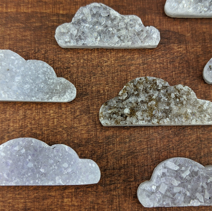 Druzy Quartz Clouds