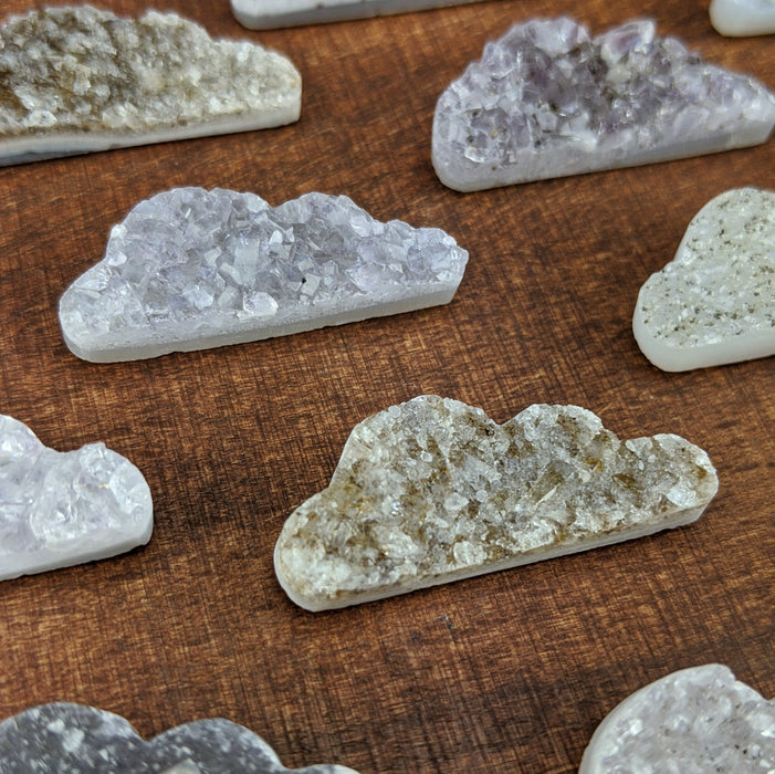 Druzy Quartz Clouds