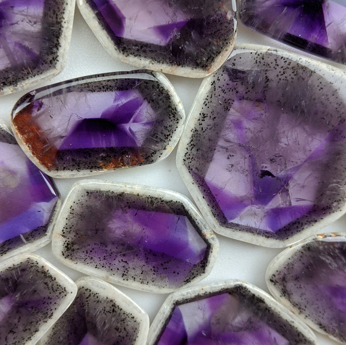 Amethyst Trapiche Slices