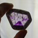 Amethyst Trigonal Crystal Slices