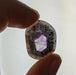 Amethyst Trigonal Crystal Slices