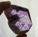 Amethyst Trigonal Crystal Slices