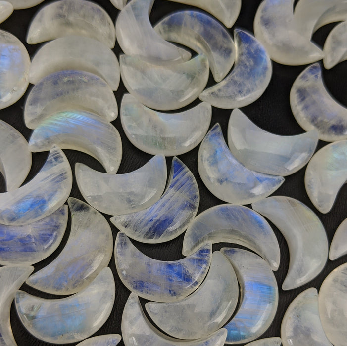 Moonstone Crescent Moons