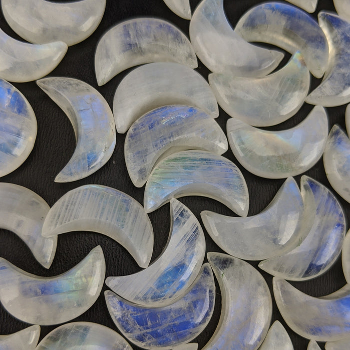 Moonstone Crescent Moons