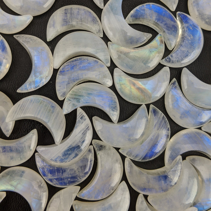 Moonstone Crescent Moons