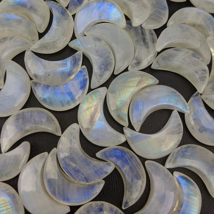 Moonstone Crescent Moons