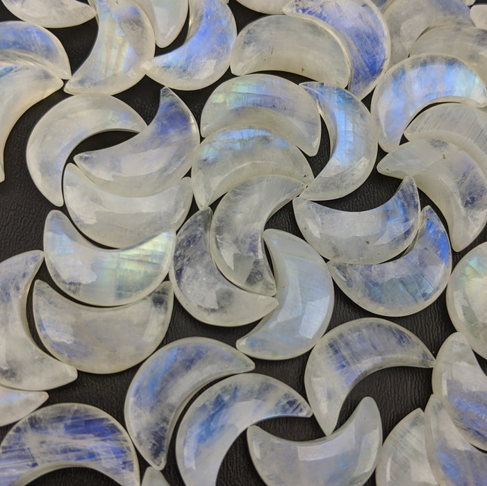 Moonstone Crescent Moons