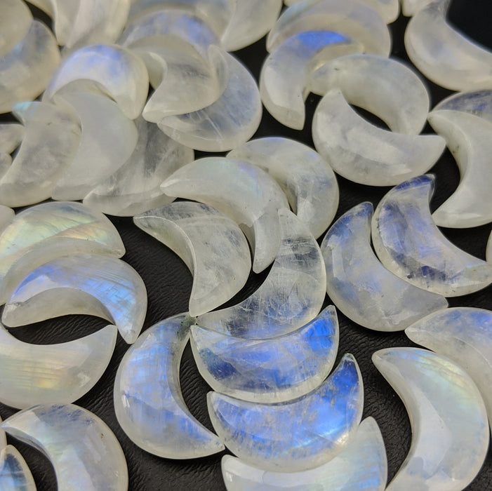 Moonstone Crescent Moons