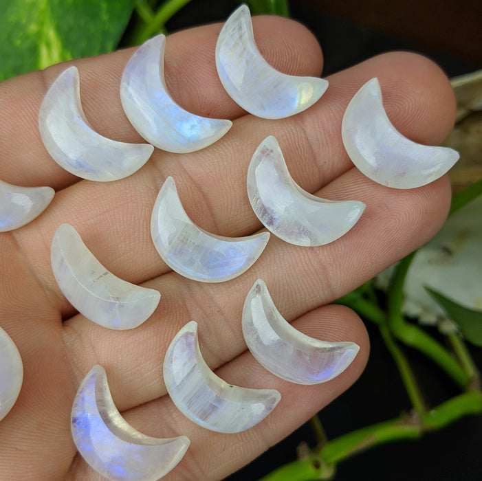 Moonstone Crescent Moons