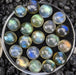 Labradorite Round Cabochons, 6mm