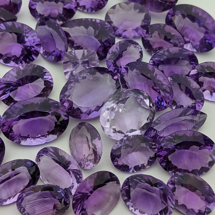 Amethyst Assorted Shape Facets, 8-15mm