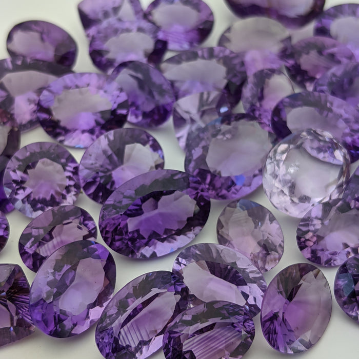 Amethyst Assorted Shape Facets, 8-15mm