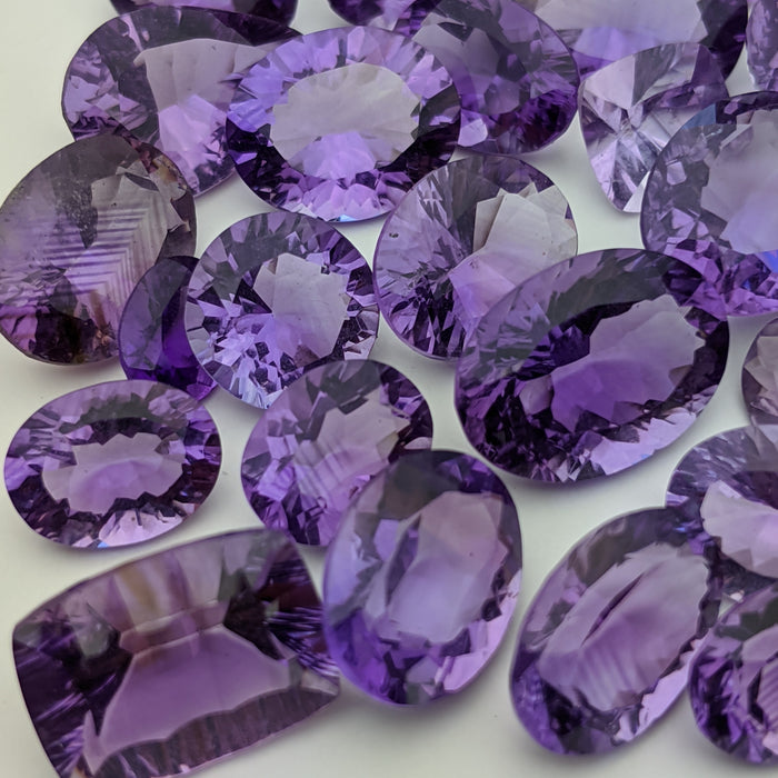 Amethyst Assorted Shape Facets, 8-15mm