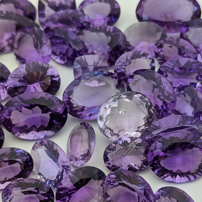 Amethyst Assorted Shape Facets, 8-15mm