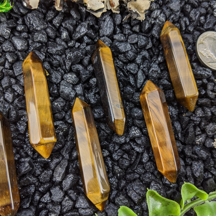 Tigers Eye Double Terminated Polished Points