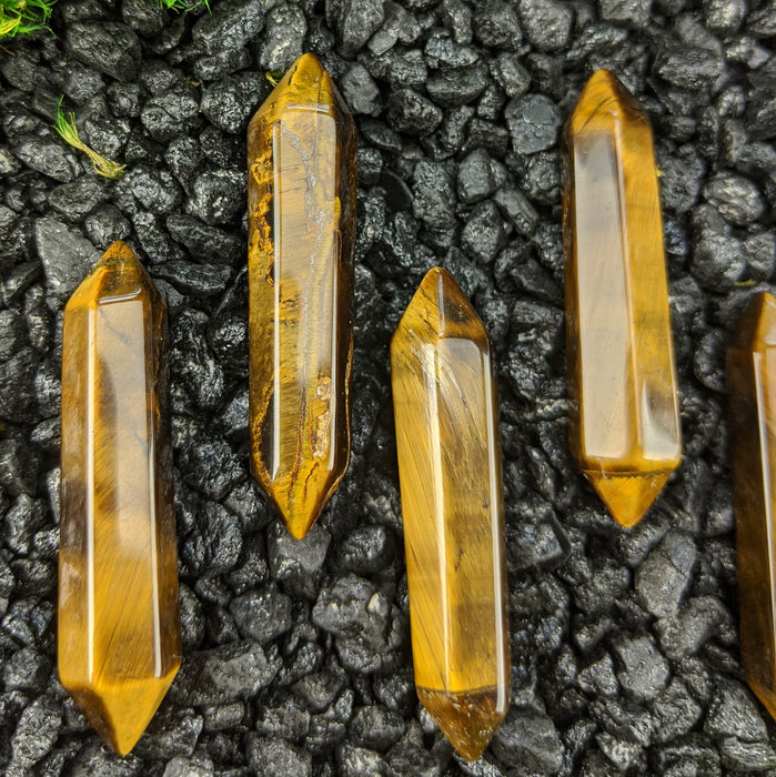 Tigers Eye Double Terminated Polished Points