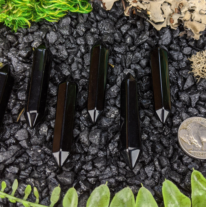 Obsidian Double Terminated Polished Points