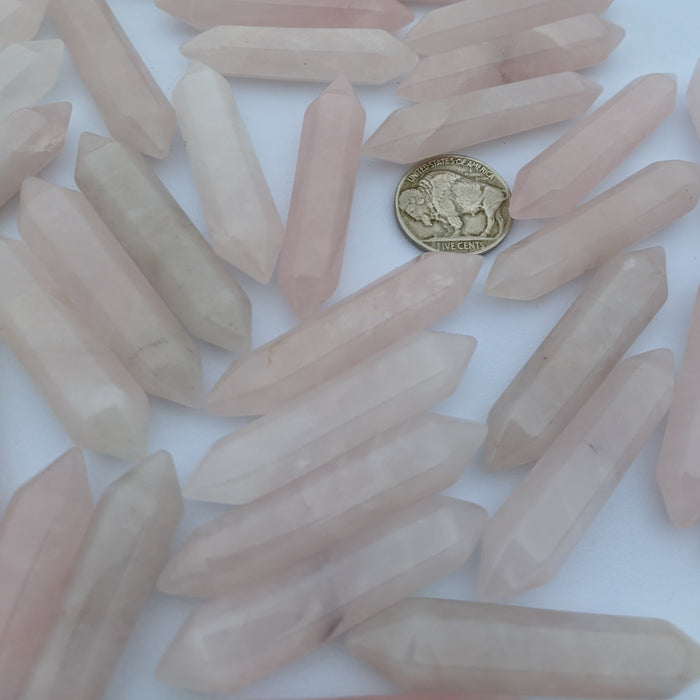 Rose Quartz Double Terminated Polished Points