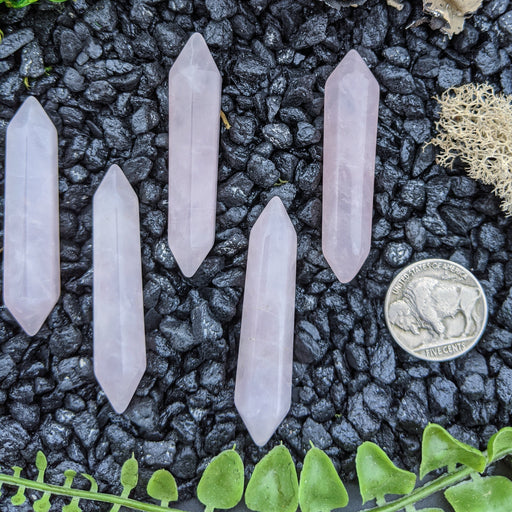 Rose Quartz Double Terminated Polished Points