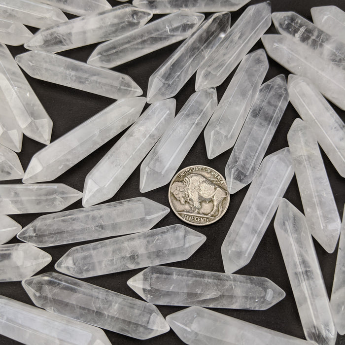 Clear Quartz Double Terminated Polished Points