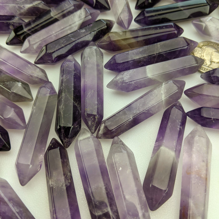 Amethyst Double Terminated Polished Points