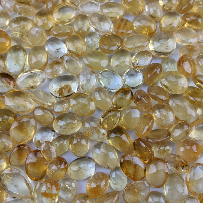 Citrine Cabochons, small