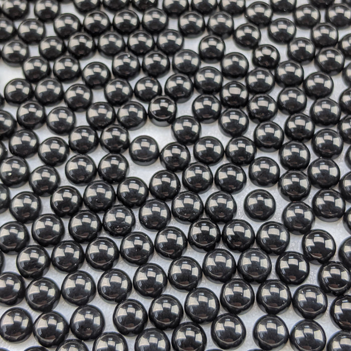 Black Onyx Round Cabochons, 6mm 🖤✨