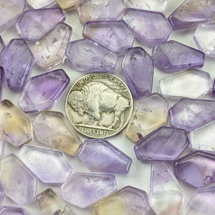 Mini Brazilian Amethyst Coffins