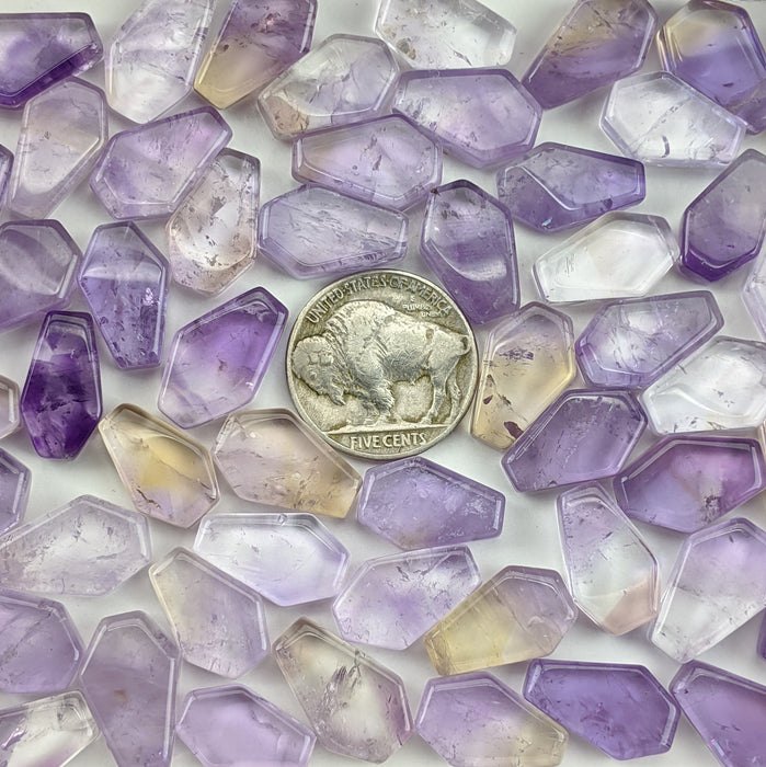 Mini Brazilian Amethyst Coffins