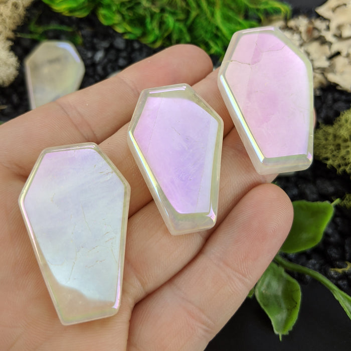 Aura Rose Quartz Coffins