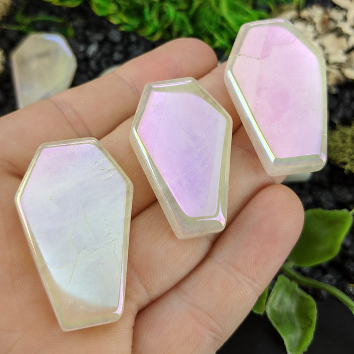 Aura Rose Quartz Coffins