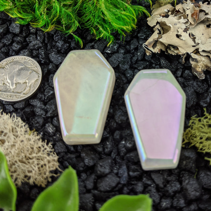 Aura Rose Quartz Coffins