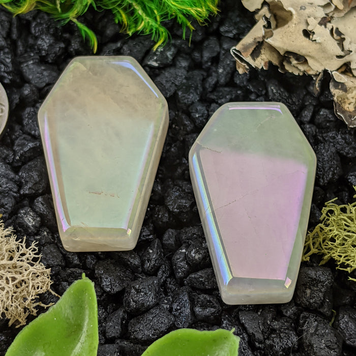 Aura Rose Quartz Coffins