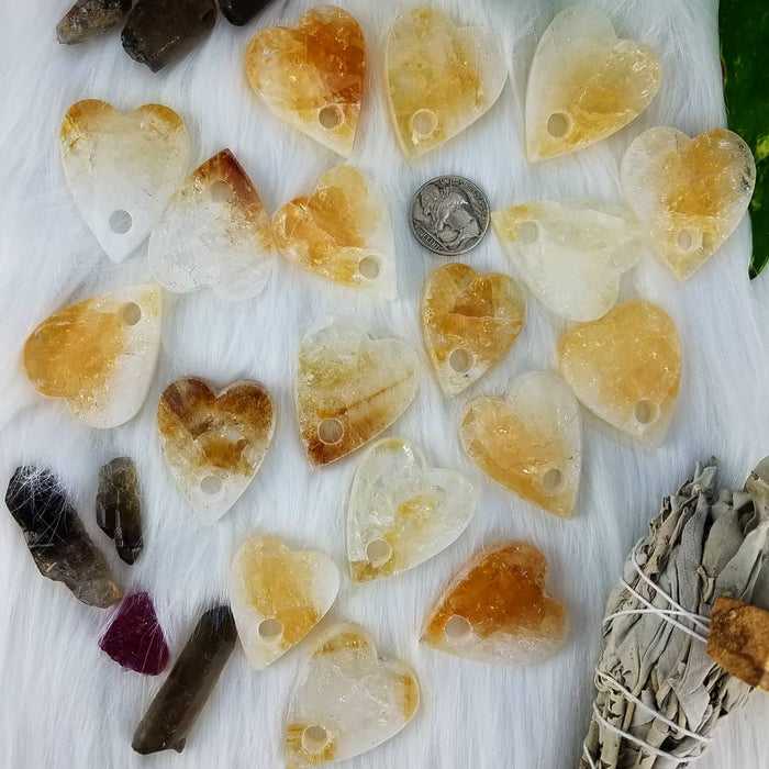 Heat Treated Citrine Planchettes