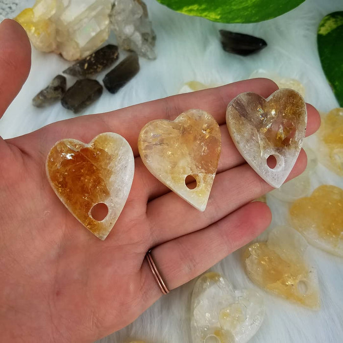 Heat Treated Citrine Planchettes