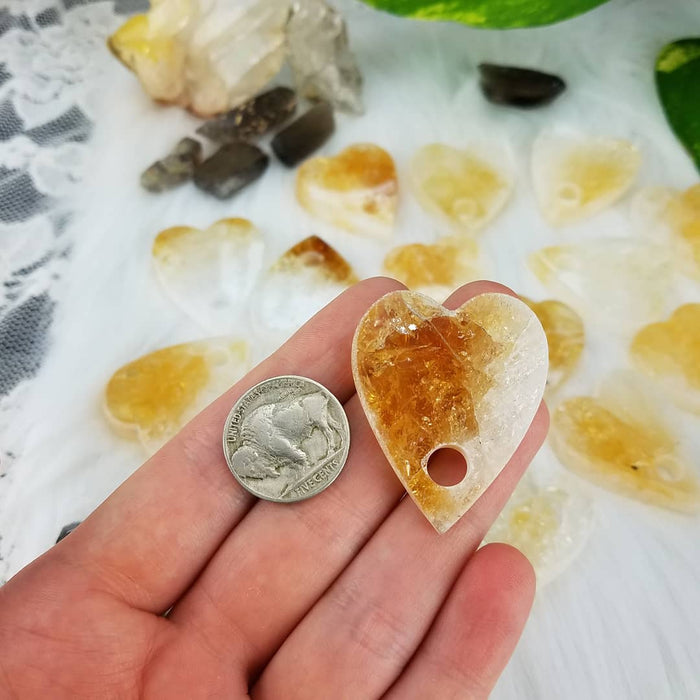 Heat Treated Citrine Planchettes