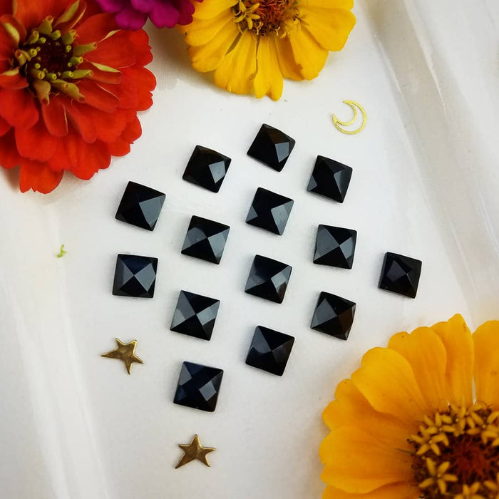 Onyx Pyramid Cabochons, small